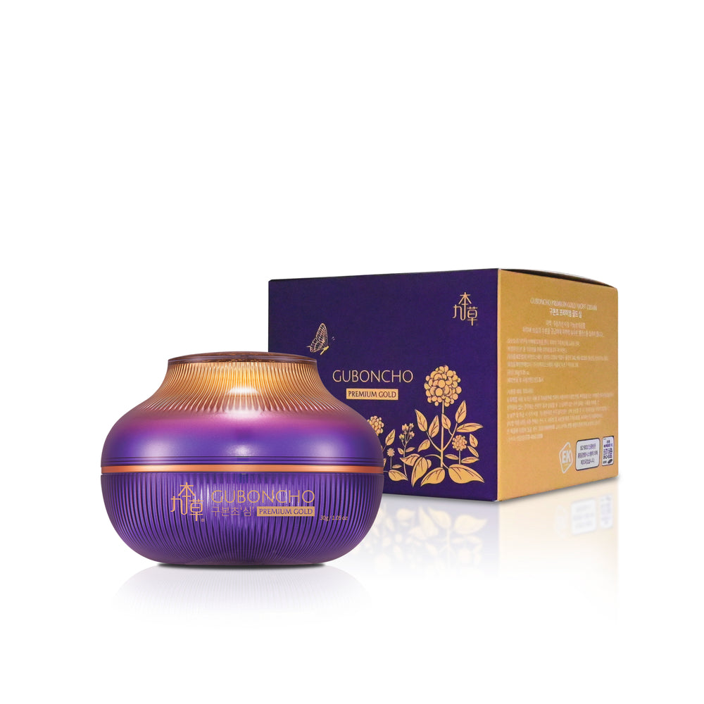 九本草 心晚霜 30g盒裝 Guboncho Premium Gold Recovery Night Cream 30g