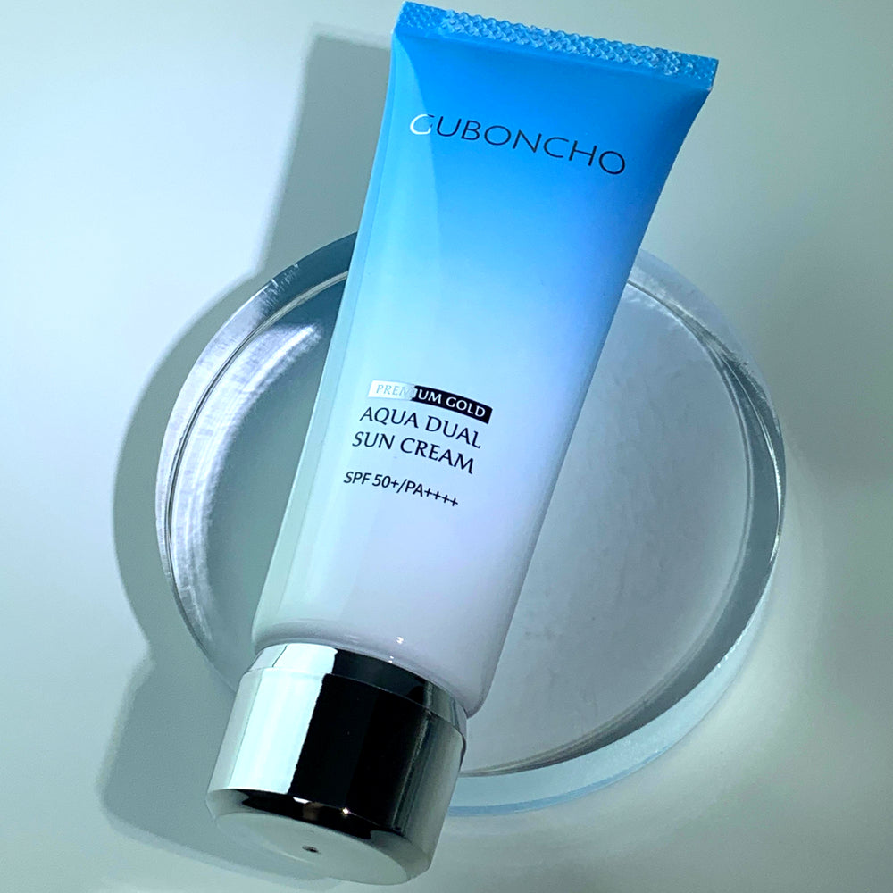[NEW]九本草 雙效水潤透氣防曬霜 Guboncho Premium Gold Aqua Dual Sun Cream